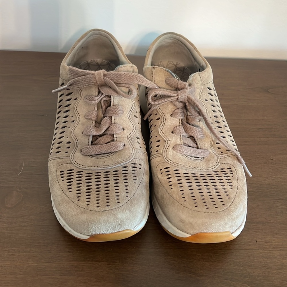 Dansko Women's Beige Perforated Sneakers